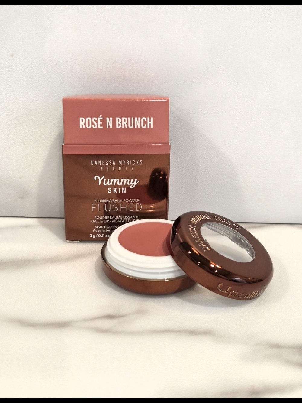 Danessa Myricks Beauty Yummy Skin Blurring Balm Powder Flushed In Rose N Brunch